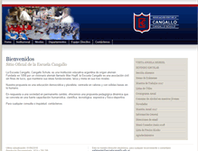 Tablet Screenshot of escuelacangallo.edu.ar
